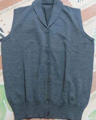 Ermanno Scervino gilet uomo smanicato 100 % lana