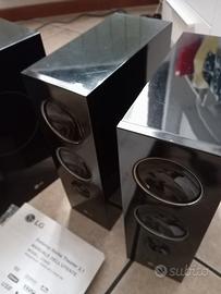 casse e subwoofer LG home theatre 2.1