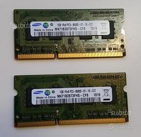 Samsung 2 GB DRAM DDR3 SODIMM PC3-8500S (Apple)