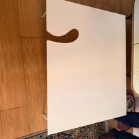 Tavolino bianco design Desalto