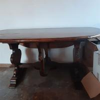 Tavolo a bandelle in legno massello