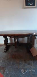 Tavolo a bandelle in legno massello