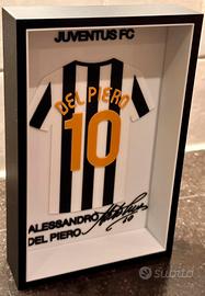 Stampa 3D maglia Juventus Del Piero con autografo