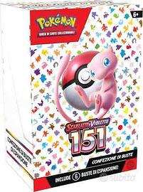 box 6 pz Pokemon scarlatto e violetto151 sigillato
