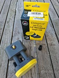LNB universale monoblocco Dual Feed per satellite