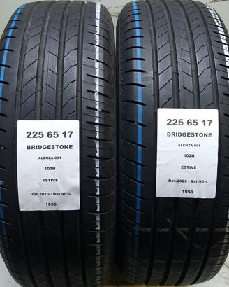 2 GOMME 225 65 17 BRIDGESTONE A1956