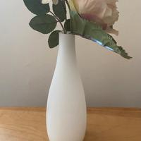 Vaso in vetro opalino bianco by Natuzzi