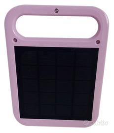 Faro portatile a led con pannello solare - NUOVO