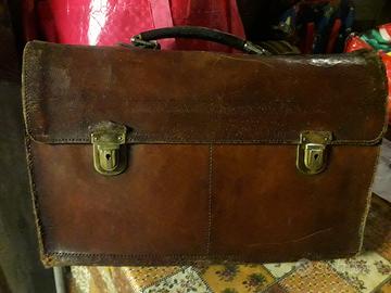 BORSA IN CUOIO ANNI 50