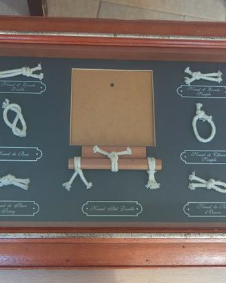 Quadro Nautico con Nodi Marinari da Collezione 
