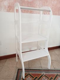 scala / torre Montessori legno bianca ette tete
