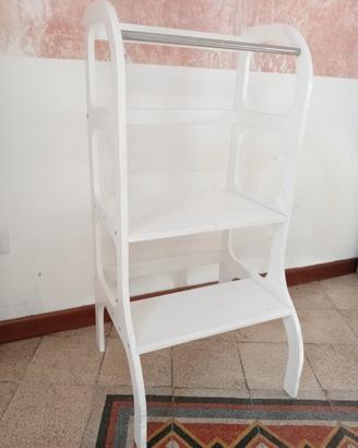 scala / torre Montessori legno bianca ette tete