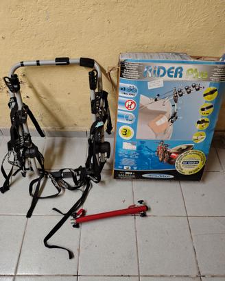 Portabici  da portellone con adattatore bici donna