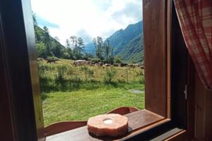 casetta con roulotte campeggio 