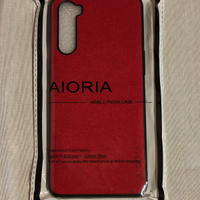 Cover rossa in TPU simil-tessuto Oneplus Nord 1