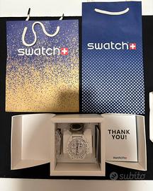 Swatch x omega moonshion to the moonphase