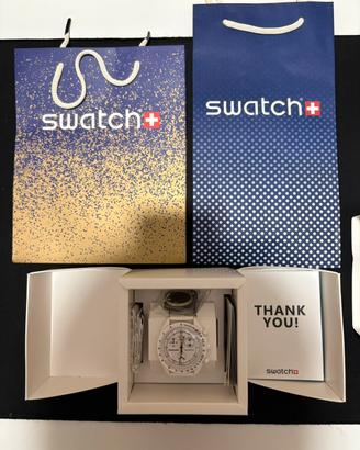 Swatch x omega moonshion to the moonphase