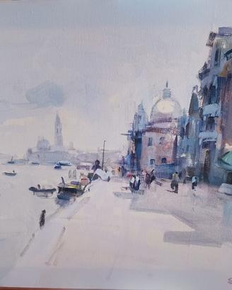 Elio Lazzari, Fondamenta della Giudecca, 50x40mm