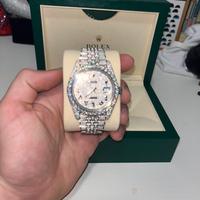 Rolex datejust full pave 41mm