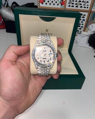 Rolex datejust full pave 41mm