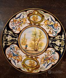 Coppia di piatti Faenza