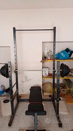 Panca piana +  Power rack