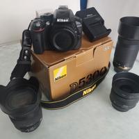 Nikon D5300 + 3 obiettivi 