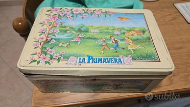 Cassettina metallo Mulino Bianco anni 80