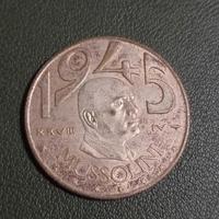 rara moneta 20 lire Mussolini - riconeo 