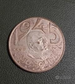 rara moneta 20 lire Mussolini - riconeo 
