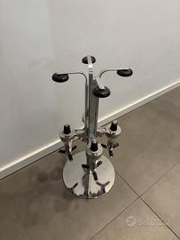 Dispenser  4 Bottiglie Acciaio e Plastica Cocktail