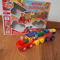 Gioco per bambino in legno - trenino