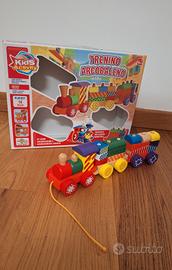 Gioco per bambino in legno - trenino
