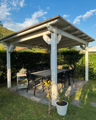 Gazebo da giardino 3 mt X 4 mt in legno