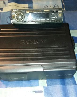 Auto radio cassette Sony rds 4x 40 w con caricator