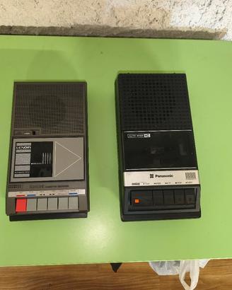 Lotto 2 Lettore Cassette Panasonic lenoir