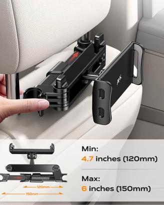 Porta tablet e cell per auto