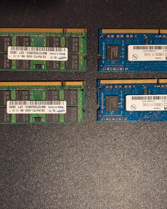 Lotto 7 pz RAM DDR2/3 + WiFi miniPCIe