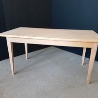 Tavolo da pranzo allungabile nuovo in legno grezzo