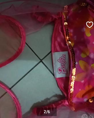 vestito da carnevale Barbie farfalla 5anni