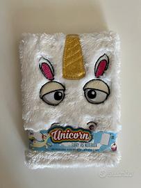 Diario unicorno in peluche