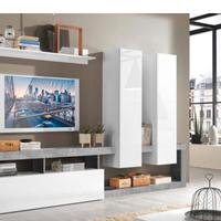 Parete attrezzata tv e madia