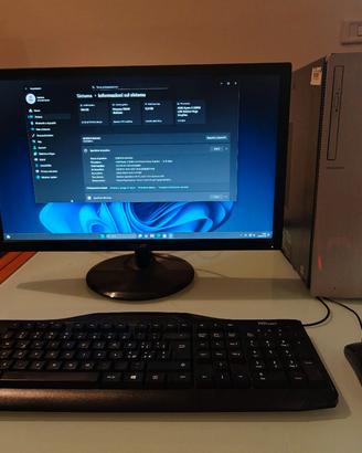 Lenovo ryzen 3 12gb RAM SSD 256 hdd 750gb monitor 