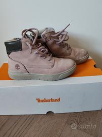 Stivaletti Timberland rosa cipria numero 31

