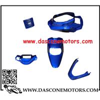 KIT 5 PEZZI CARENE BLU METALLIZZATO MBK BOOSTER – 