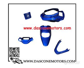 KIT 5 PEZZI CARENE BLU METALLIZZATO MBK BOOSTER – 