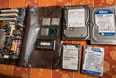 Lotto Stock Mainboard CPU RAM HARD DISK