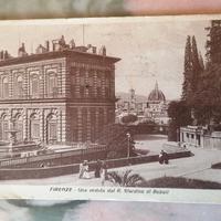 FIRENZE: UNA VEDUTA DAL R. GIARDINO DI BOBOLI 1921
