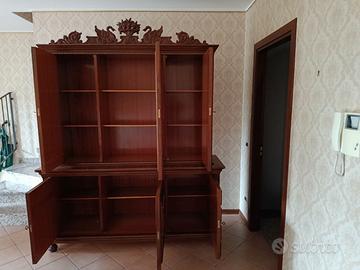 LIBRERIA IN CILIEGIO ANNI 60