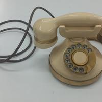 telefono fisso con cornetta gold plated TELCER 